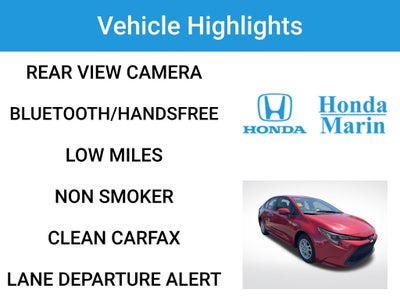 2020 Toyota Corolla Hybrid LE