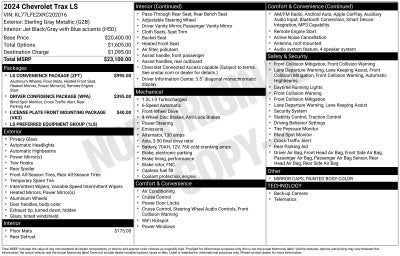 2024 Chevrolet Trax LS