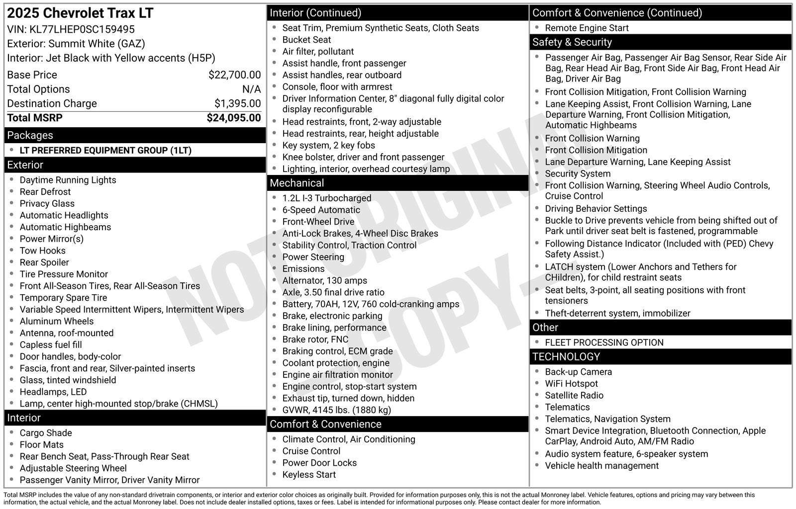 2025 Chevrolet Trax LT