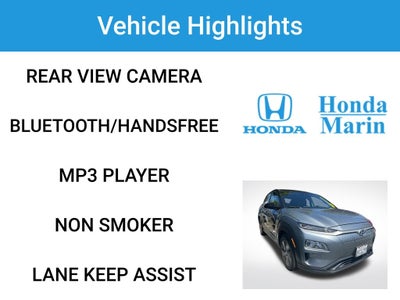 2020 Hyundai Kona Electric SEL