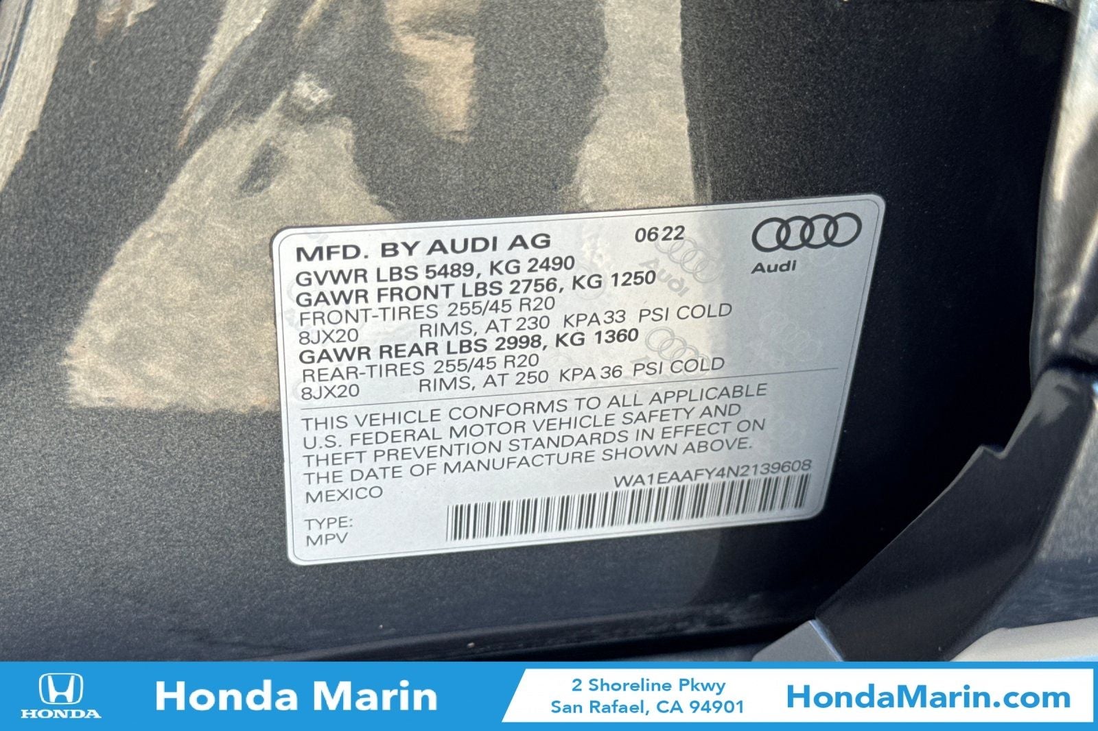2022 Audi Q5 45 S line Premium Plus quattro