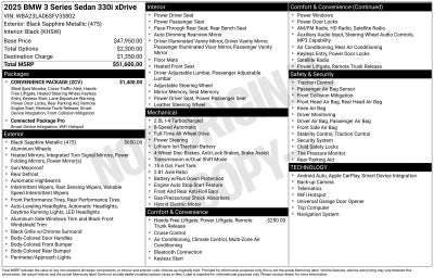 2025 BMW 3 Series 330i xDrive