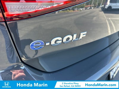 2019 Volkswagen e-Golf SE
